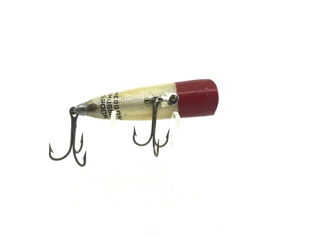 Heddon Chugger Spook 9542, RH Red Head/White Color