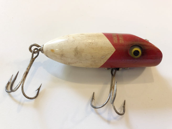 South Bend Babe Oreno Red and White Vintage Lure