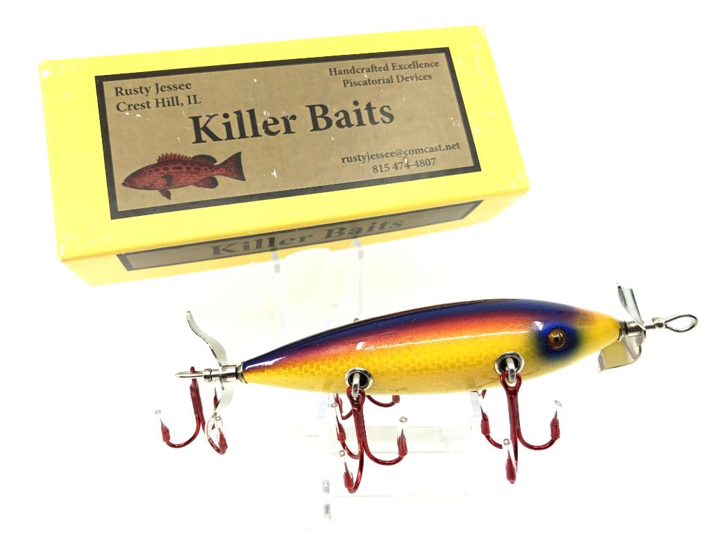 Rusty Jessee Killer Baits Model 150 Minnow in Rainbow Color 2018