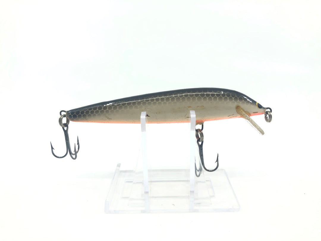 Unmarked Bagley Crankbait Black AOB White and Orange Color