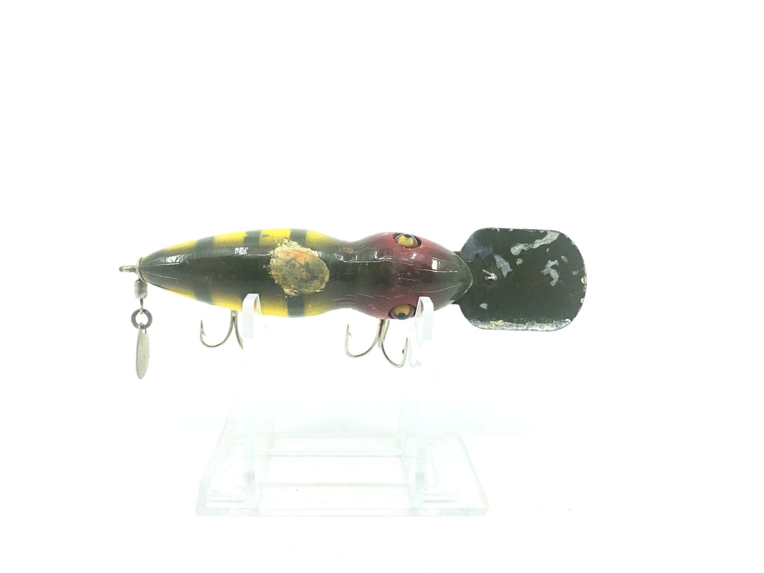 Wooden Martin Lizard Yellow Perch Color