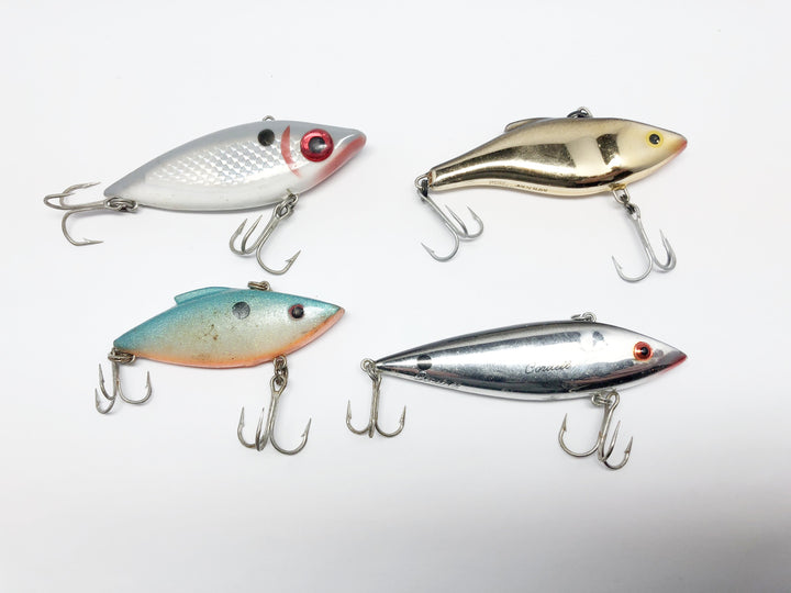 Lot of Four Rap Trap or Spot type lures