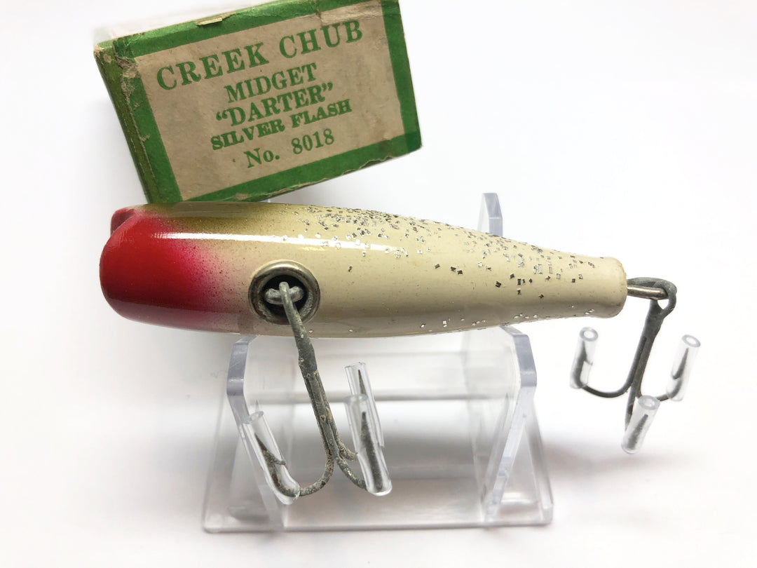 Creek Chub 8000 Midget Darter in Silver Flash Color 8018 with Box