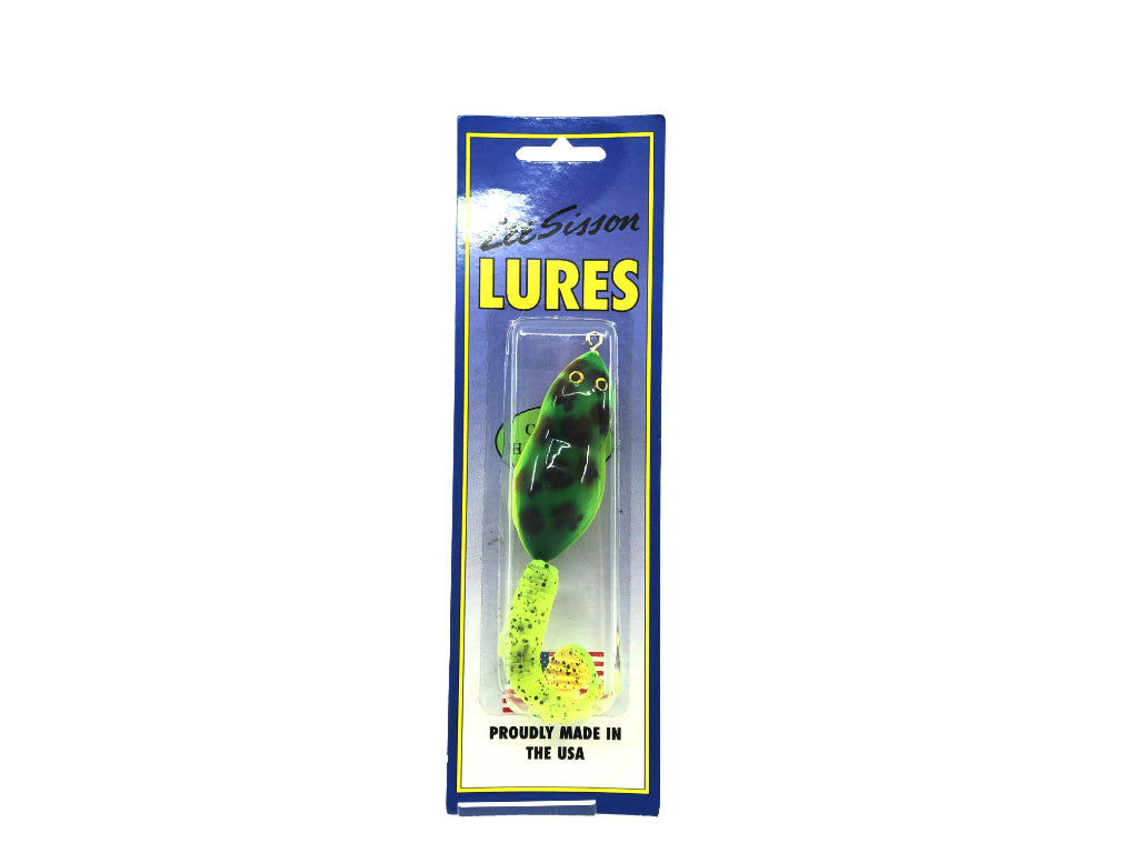 Lee Sisson Lure Tree Frog Color #25 Bullfrog New on Card