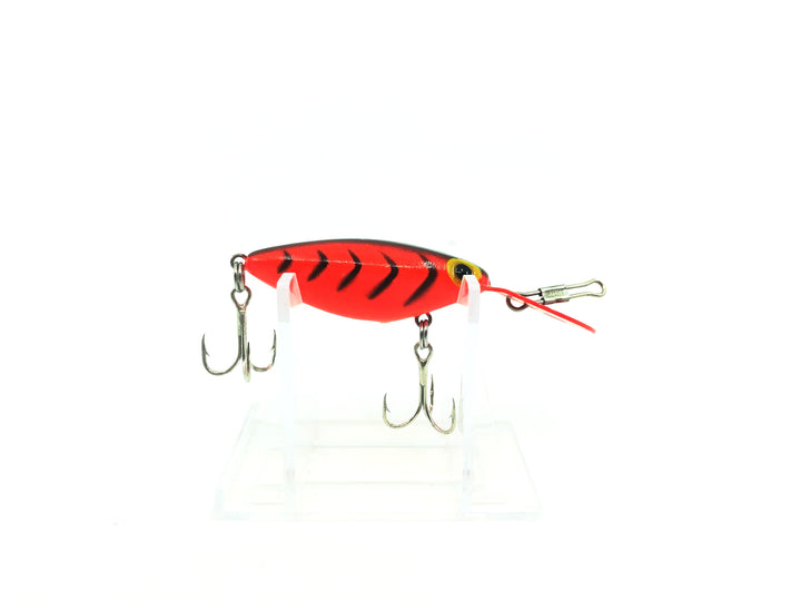 Storm Thin Fin Hot 'N Tot, H Series, H90 Fluorescent Red/Black Herring Bone Color