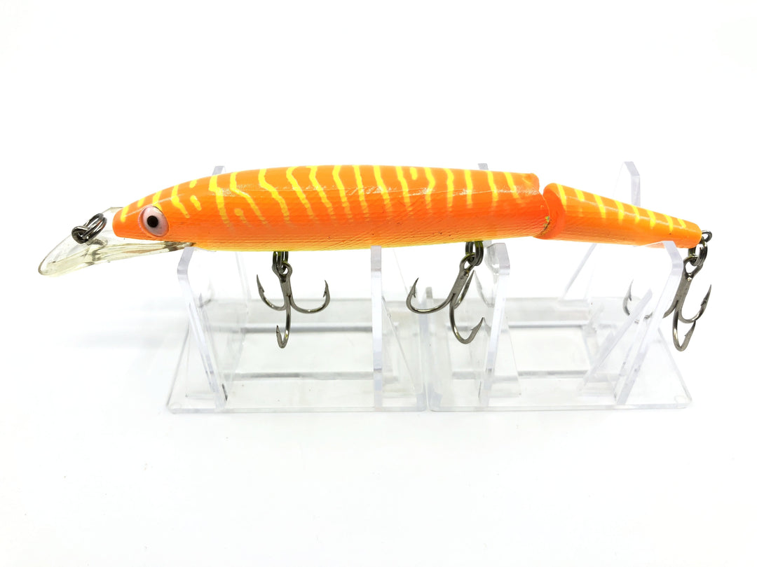 Vintage Rebel Fastrac Jointed Minnow Yellow and Orange Pattern