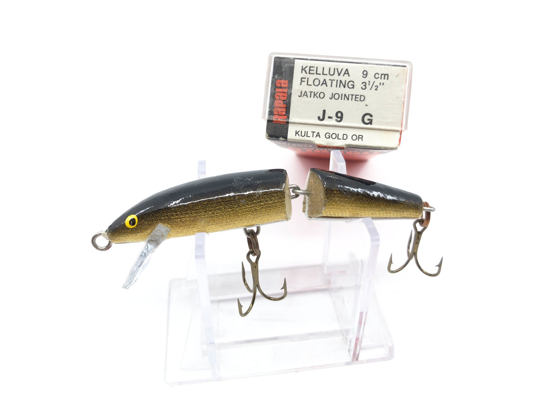 Rapala J-9 G Gold Color Jointed Lure New in Box