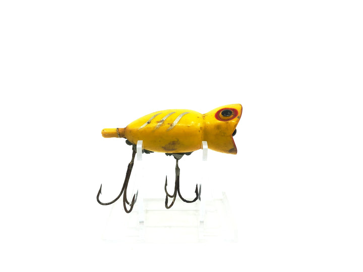 Arbogast Hula Popper Yellow Shore Early Plastic