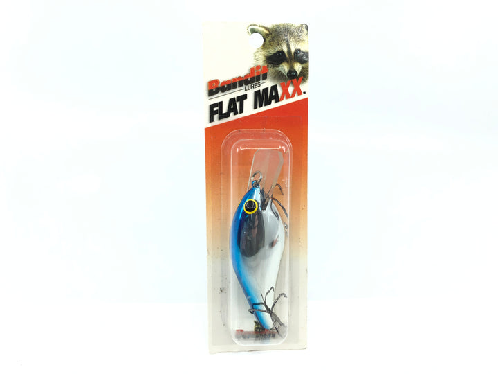 Bandit Flat Maxx Shallow FMS132 Chrome Blue Back Color New on Card