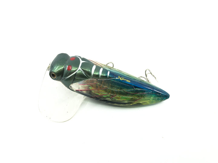 Bass Pro XPS Cicada Lazer Eye Top Water Lure Green Color