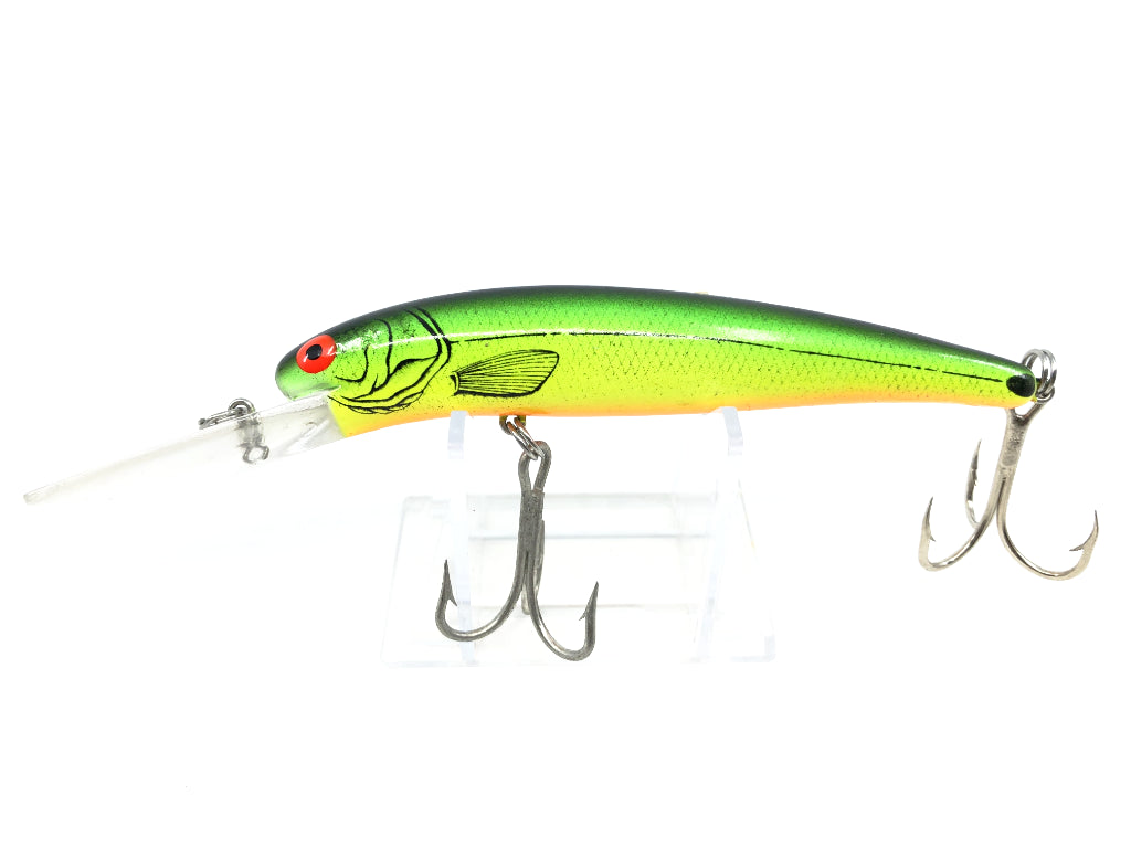 Bomber Long A 25A XM7 Fire River Minnow Orange Belly Color