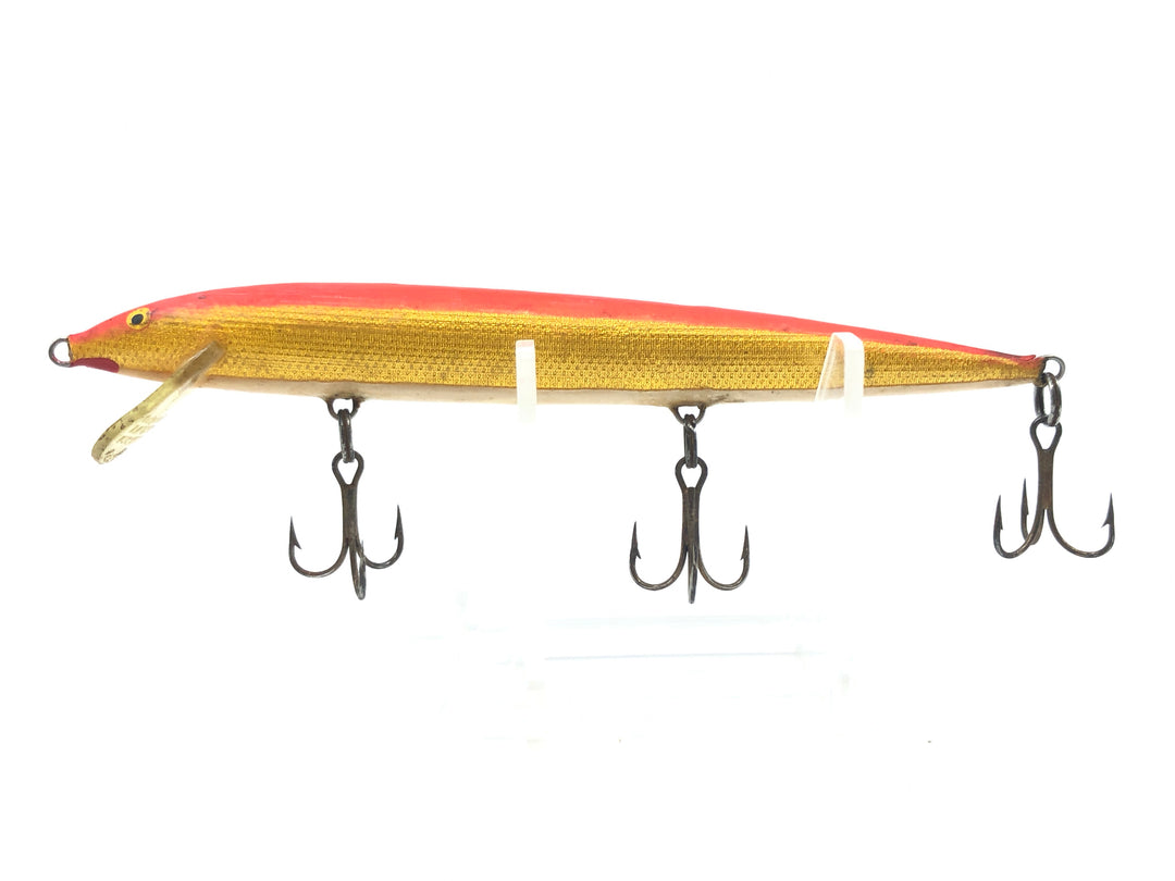 Vintage Rapala Floating Minnow Red and Gold