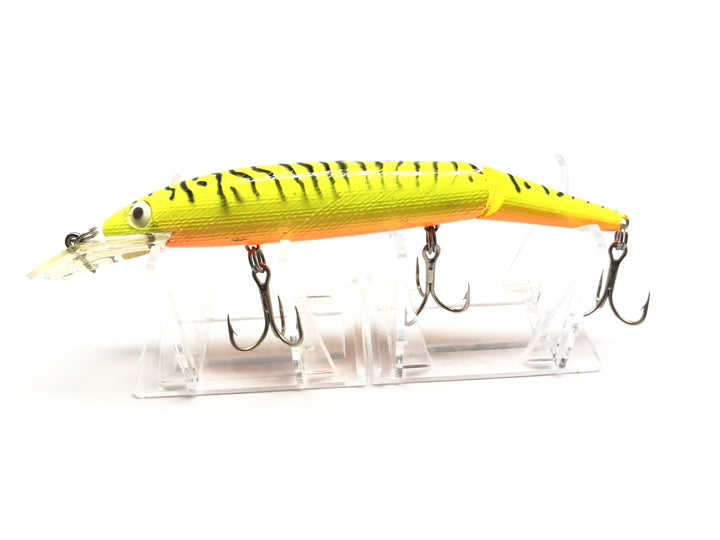 Vintage Rebel Fastrac Jointed Minnow Yellow Black Tiger Stripes Color