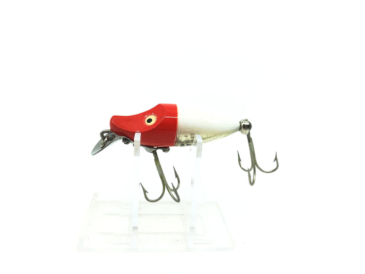 Heddon Midget River Runt Spook 9010 RH Red Head White Body