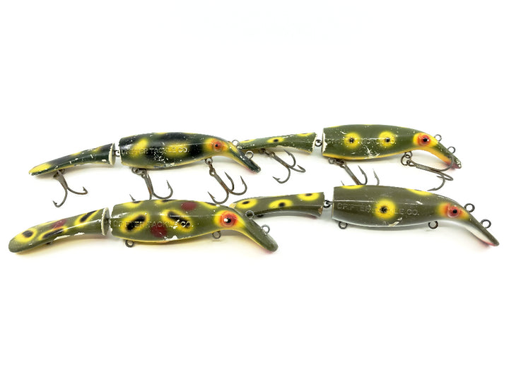 Lot of Four Drifter Tackle The Believer 8" Jointed Musky Lures Special for Fisherman