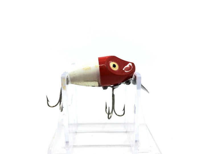 Heddon Midgit Digit River Runt Spook 9020 RH Red Head White Color