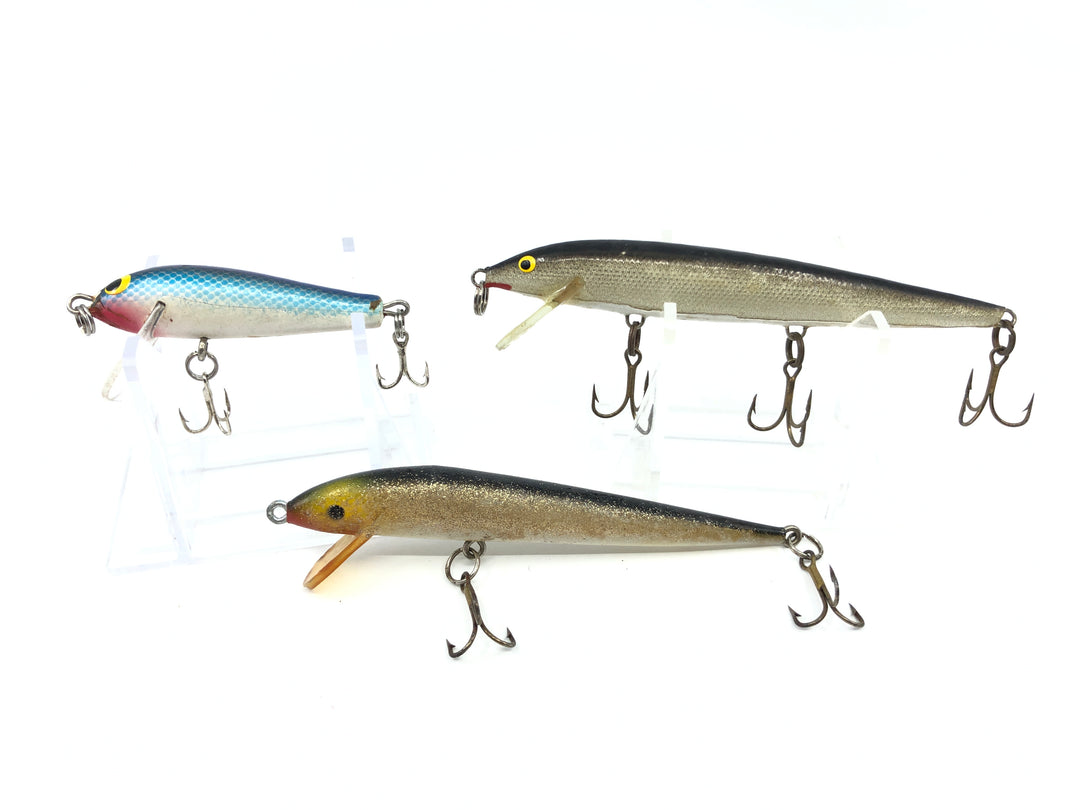 Three Minnows Rapala Plus Two