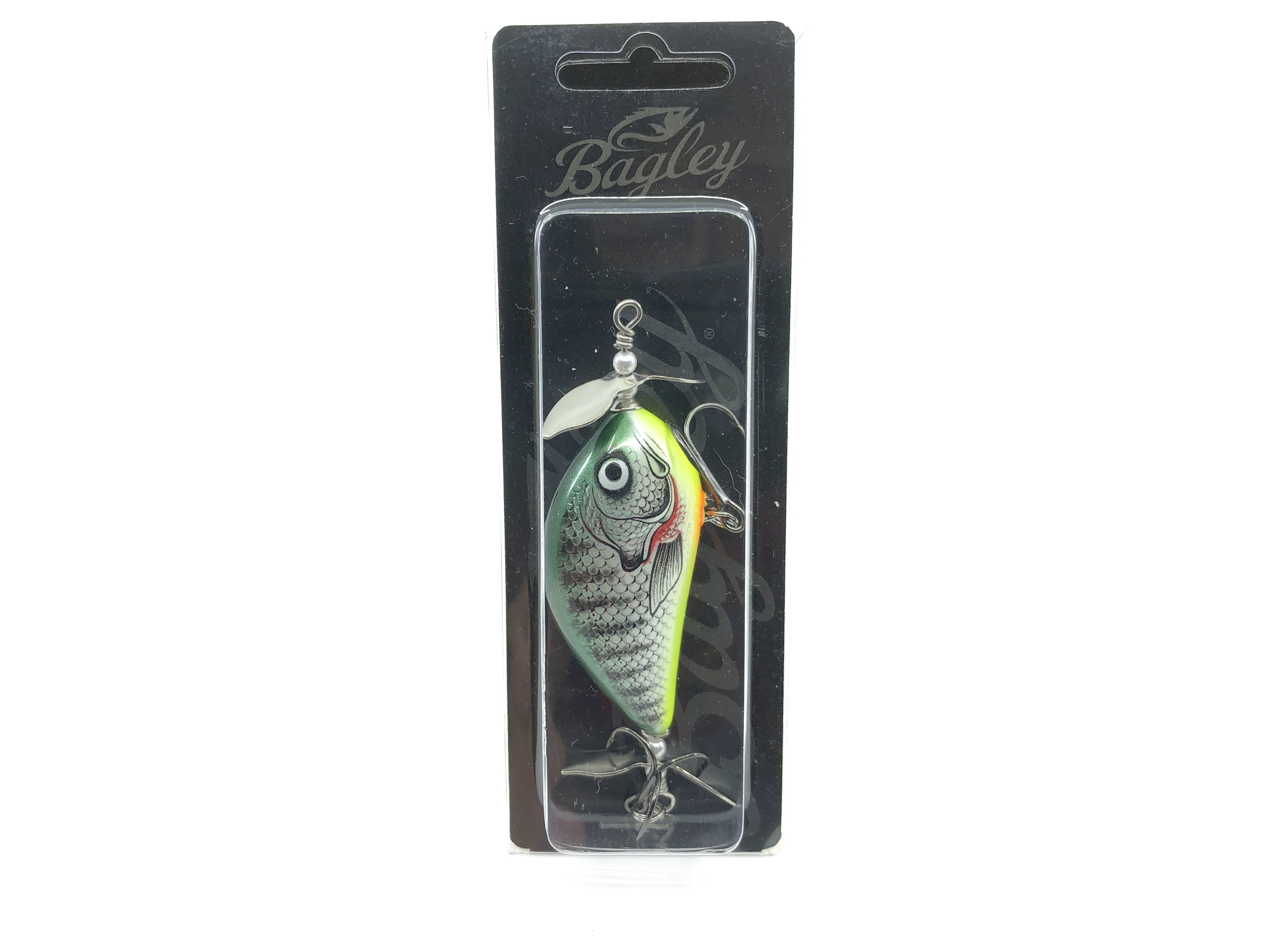 Bagley Pro Sunny B Twin Spin SPBTS07-CBGL Chartreuse Bluegill New On C ...