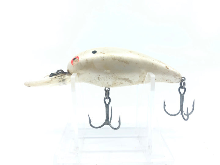 White with Orange Eyes Crankbait