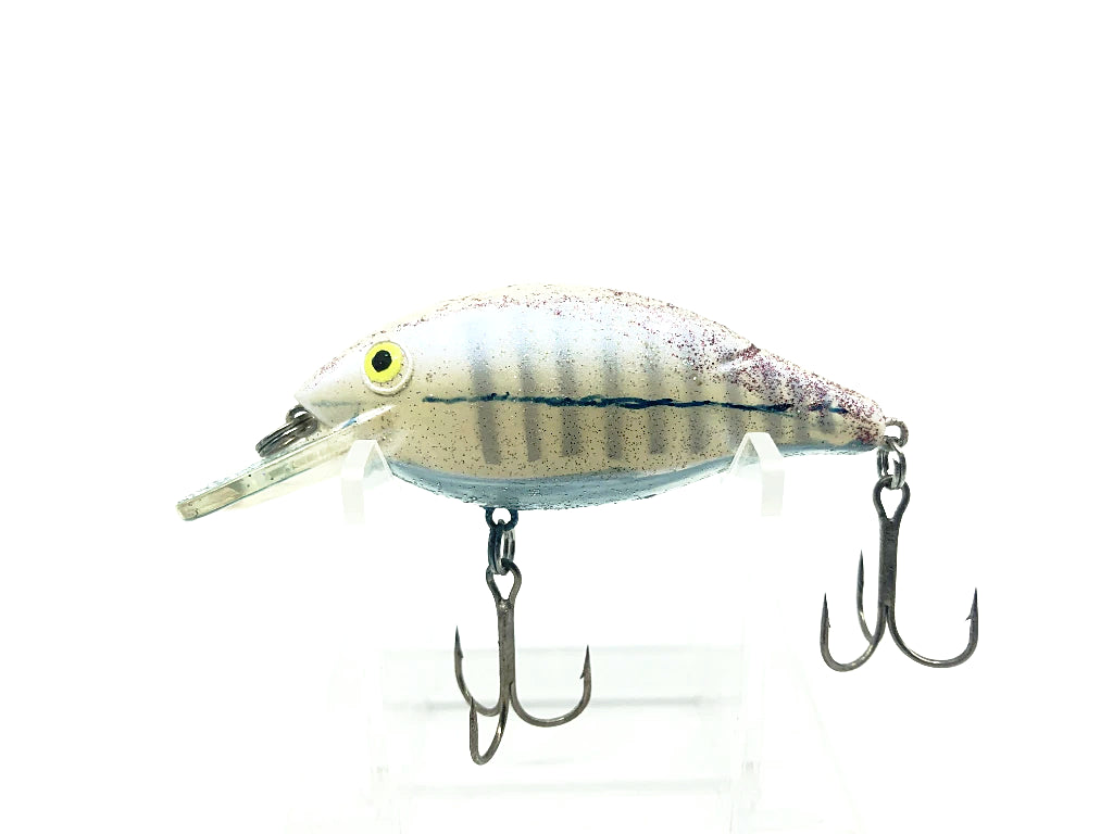 Hand Painted White Tiger Crankbait