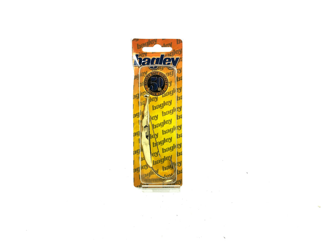 Bagley Weedless Spoon, Gold Color, New on Card