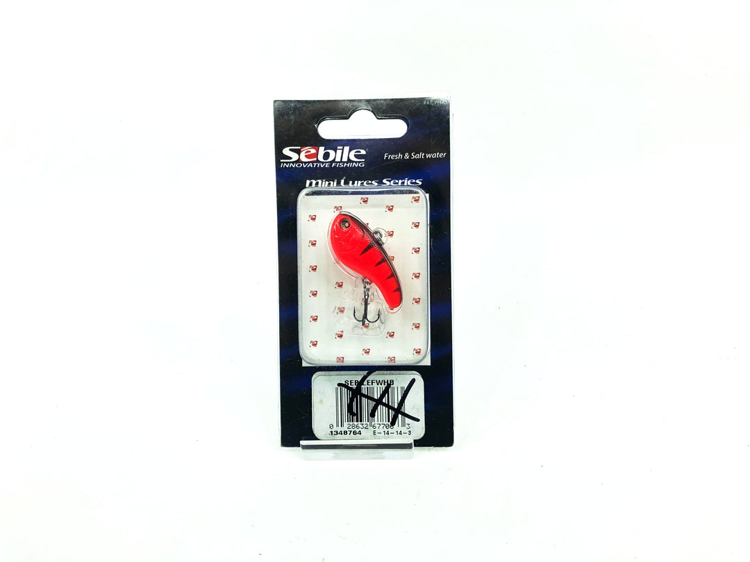 Sebile Mini Lure Series, Flatt Shad, Natural Tilapia Red Color in Box