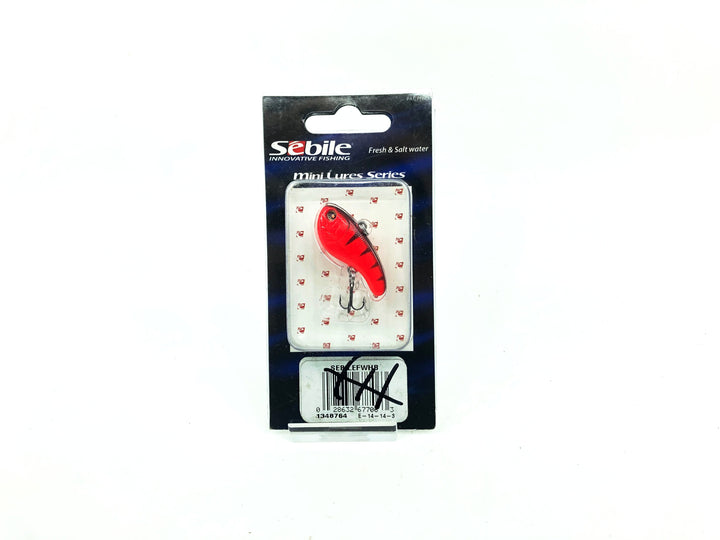 Sebile Mini Lure Series, Flatt Shad, Natural Tilapia Red Color in Box