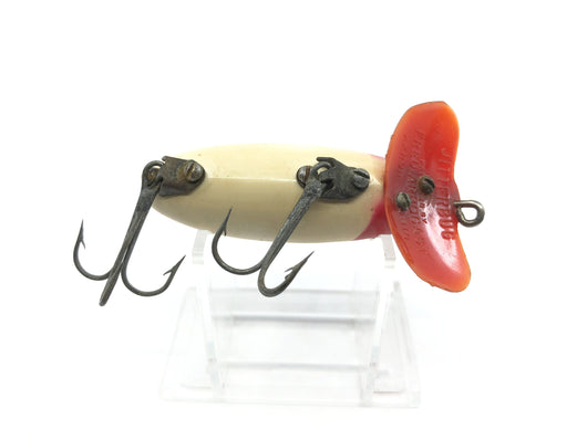 Arbogast Plastic Red Lip Jitterbug 1940's WWII Era Red White Color – My Bait  Shop, LLC