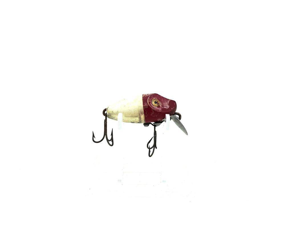 Heddon Midgit Digit River Runt Spook 9020 RH Red Head White Color