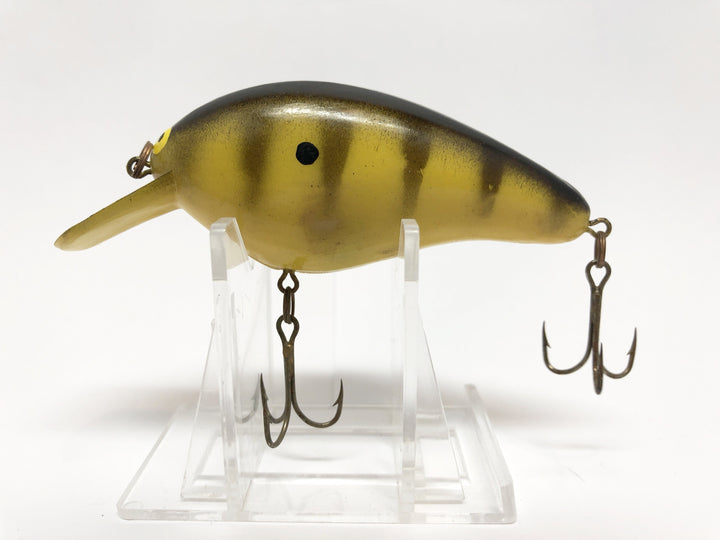 Big-O Type Lure Yellow with Black Back and Ribs