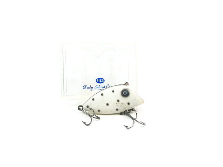 PICO Perch New with Box, White Black Spots Color