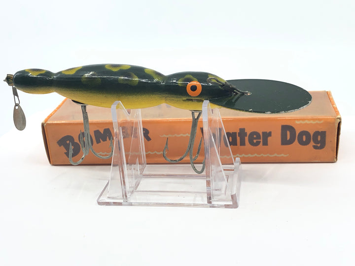 Vintage Wooden Bomber Water Dog 1711 Frog Color with Box