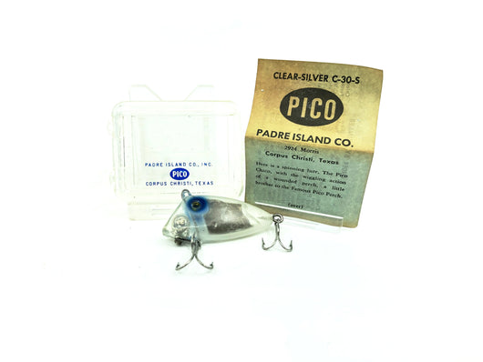PICO Perch CHICO Series C, Clear Silver Color, With Box – My Bait Shop, LLC