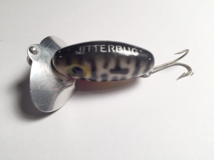 Arbogast Jitterbug Light Spinning or Fly Rod Jitterbug in Coachdog color