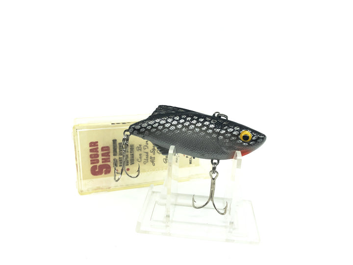 Ed Moore Sugar Shad Black/Silver Color New in Box