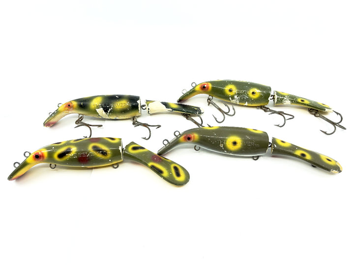 Lot of Four Drifter Tackle The Believer 8" Jointed Musky Lures Special for Fisherman