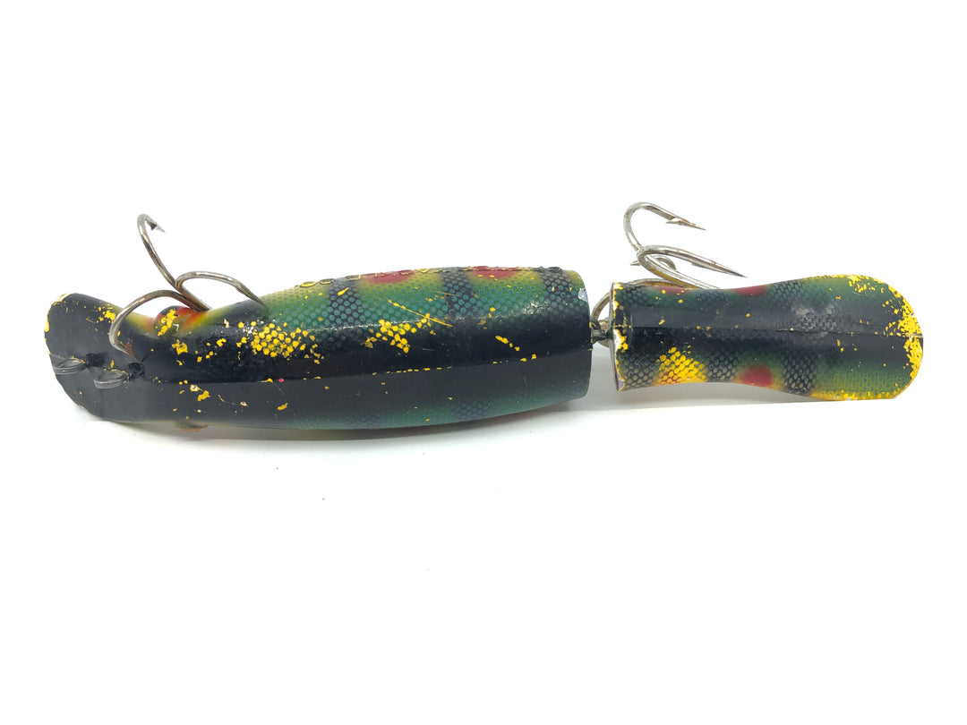 Drifter Tackle The Believer 8" Jointed Musky Lure Color 05 Perch with Red Dots