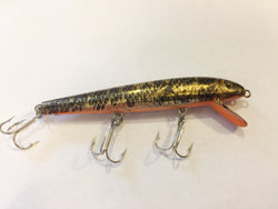 VTG MID-CENTURY MODERN JOINTED Fishing Lure • BONE RED LIP – Toad Tackle