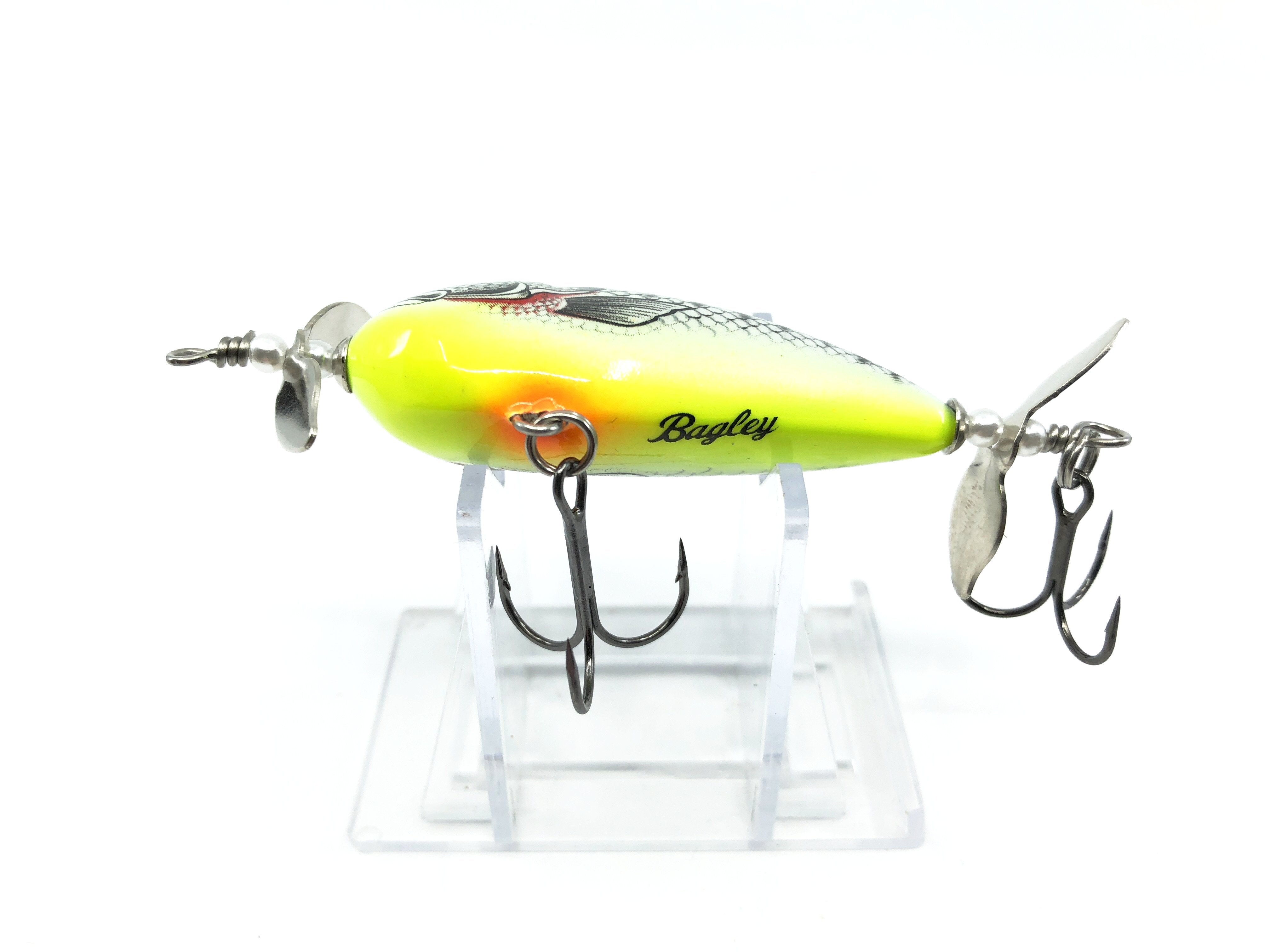 Bagley Pro Sunny B Twin Spin SPBTS07-CBGL Chartreuse Bluegill New On C ...