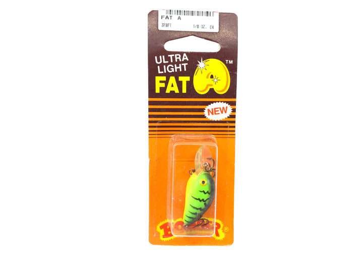 Bomber Ultra Light Fat A New on Card Old Stock 3F BFT Bengal Fire Tiger Orange Belly Color