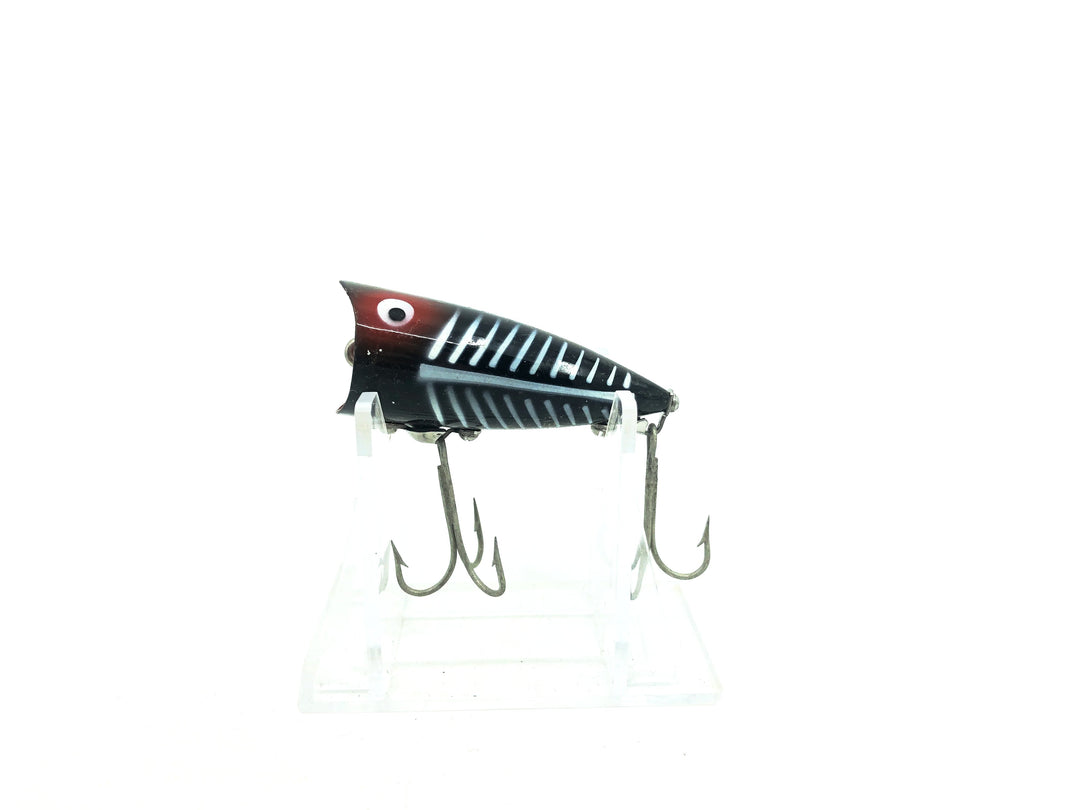 Heddon Baby Chugger Spook 9520 XBW Black Shore Minnow Color