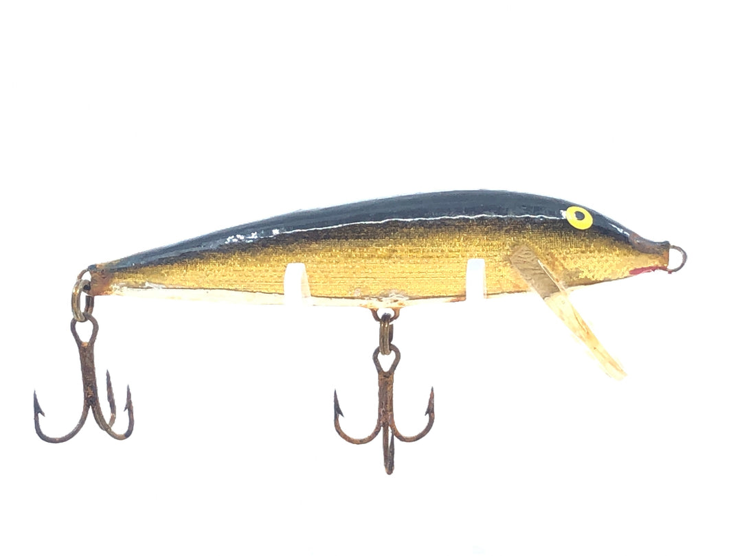 Vintage Rapala Countdown Gold and Black