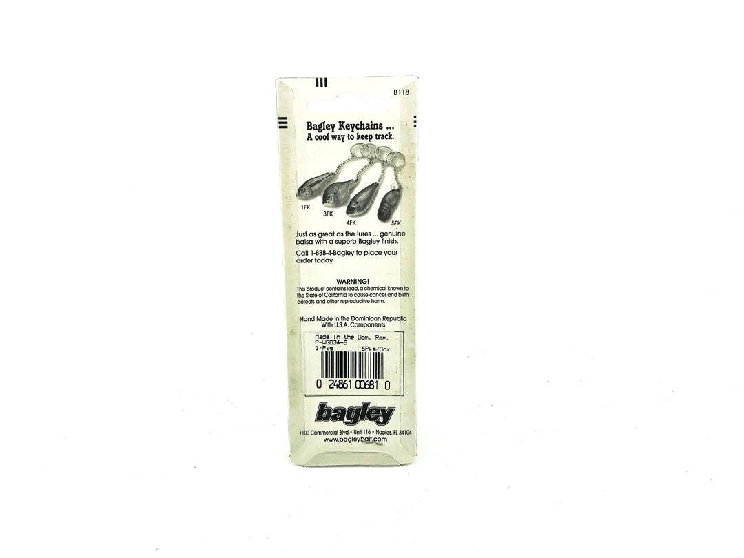 Bagley Weedless Spoon, Silver Color, New on Card