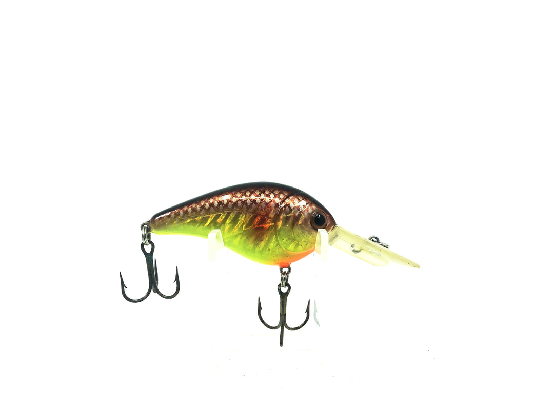 Bass Pro XPS Floating Crankbait Gold/White Scale/Chartreuse Color