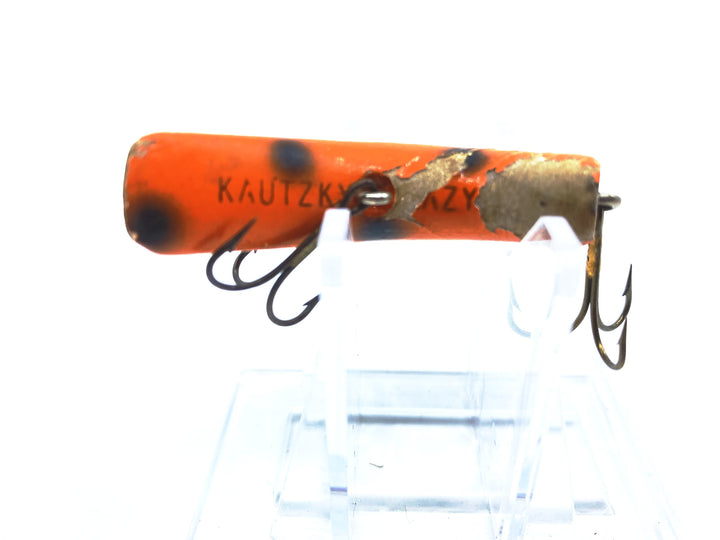 Vintage Kautzky's Wooden Lazy Ike KL-17 OS Orange Spot