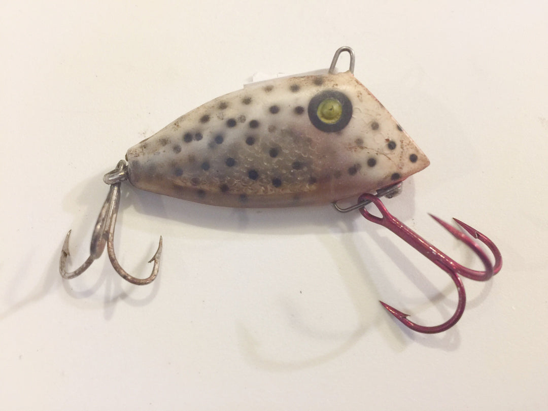 Bayou Boogie Lure White Black Dots Color