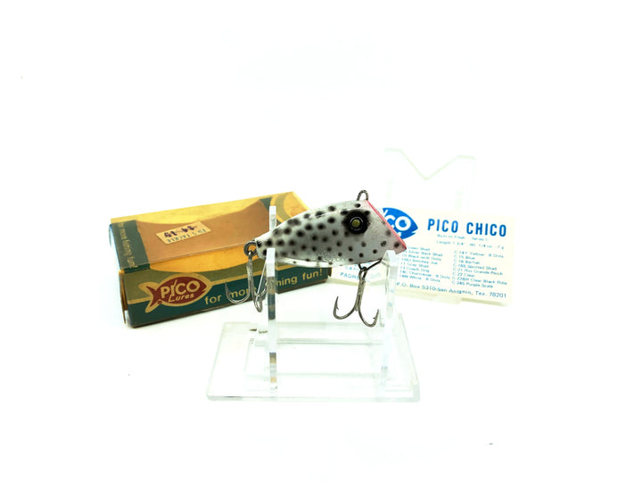 PICO Perch CHICO Series C, White Black Dots Color, With Box