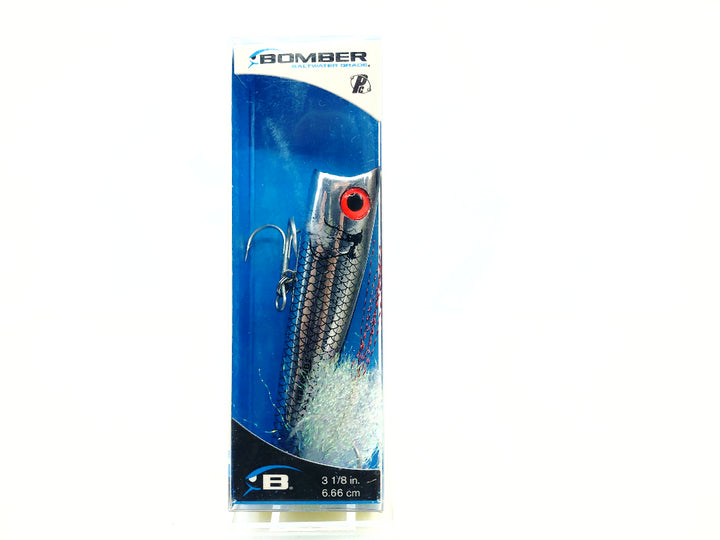 Bomber Saltwater Grade Pop'N Minnow Black Chrome