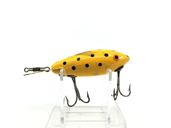 Wooden Bomber 500 Series 539 Yellow/Black Dots Color