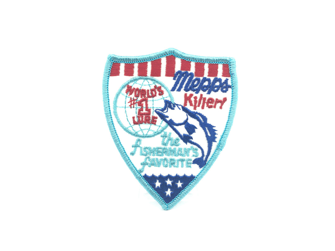 Vintage Mepps Killer World's #1 Lure Fishing Patch